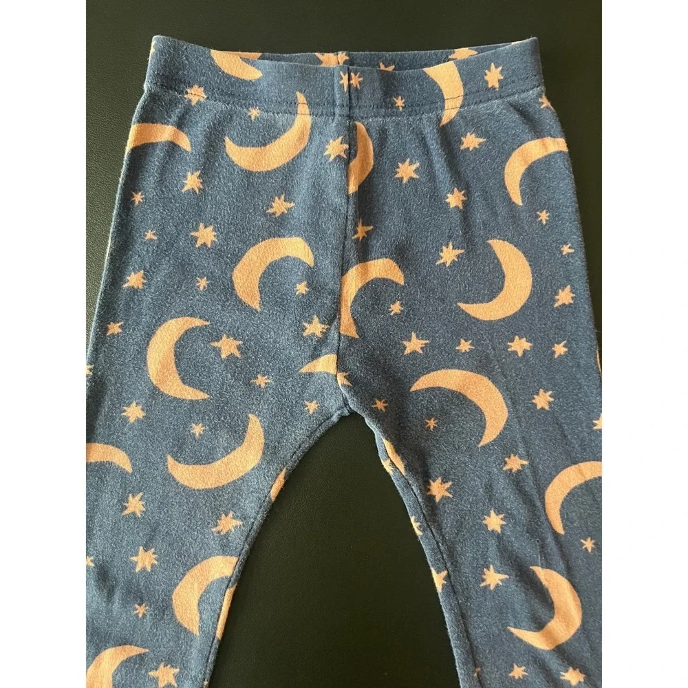 Old Navy Toddler Boys Girls 3T Pajama Pants Navy Blue Moon Star Celestial (1060)